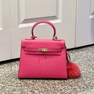 House of Hello - I am not Hermes Pink Handbag